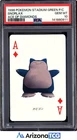 Pokemon Stadium 1998 Snorlax Ace Of Diamonds Green Playing Card Japanese PSA 10