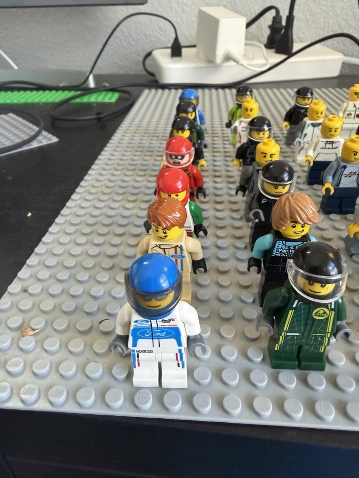 Lego F1 Racing Minifigura Lote Todas las Carreras Ferrari Ford Lamborghini Mercedes 56 Foto 4 de 4