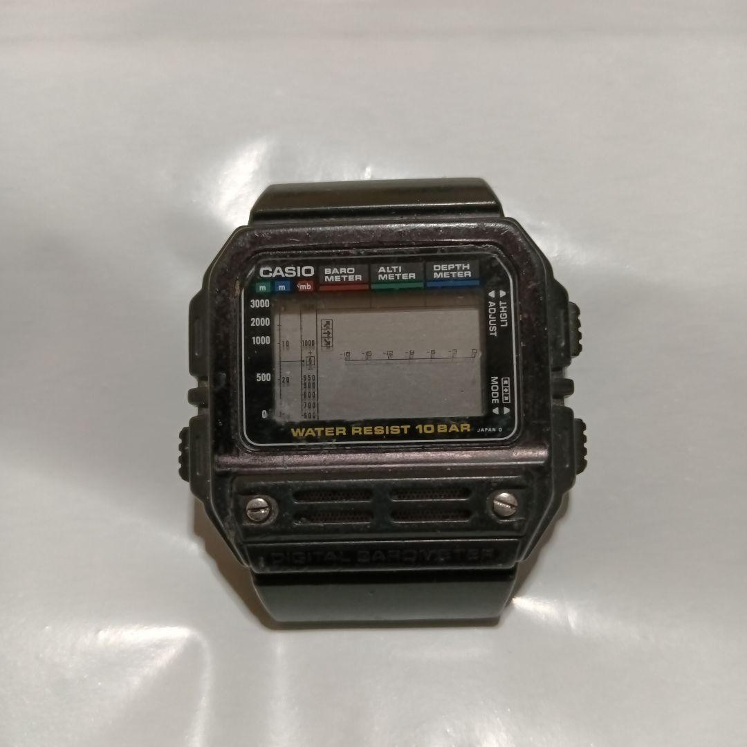 CASIO BM-100WJ Barometer デジタル腕時計 Casio Bm-100Wj Digital Watch Need Repair | eBay