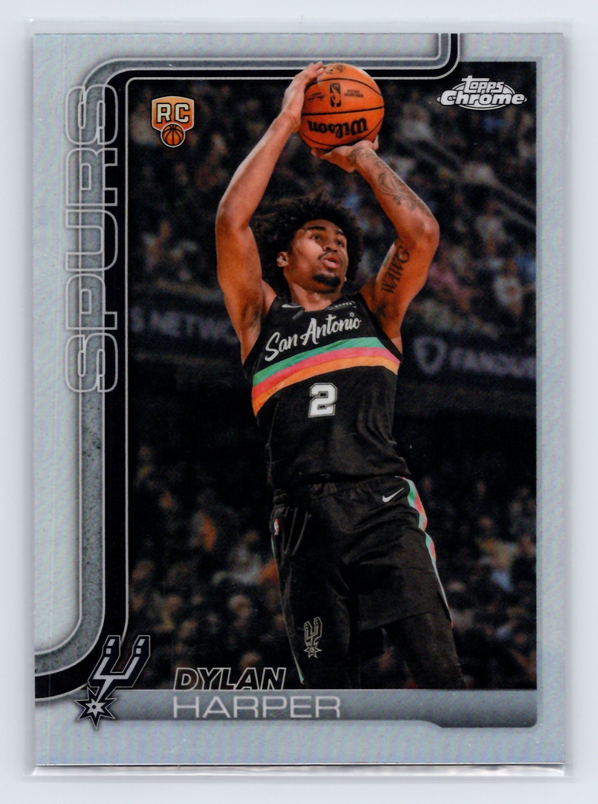 2025-26 Topps Chrome Update #152 Dylan Harper Refractor