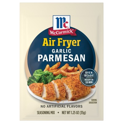 McCormick No Artificial Flavors Air Fryer Garlic Parmesan Seasoning Mix, 1.25 oz