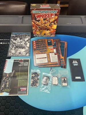 1987 Games Workshop Chainsaw Warriors Solo Board Game #00225-6