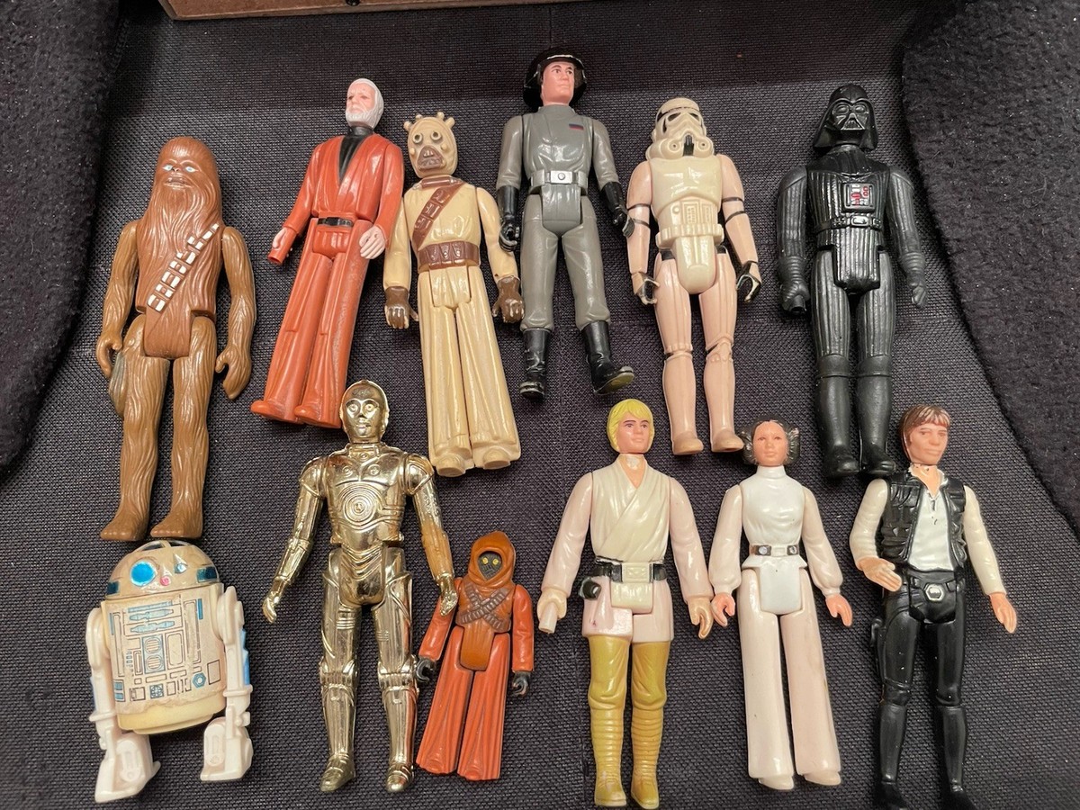 Star Wars Vintage 1977 First 12 Original Kenner Action Figure Lot