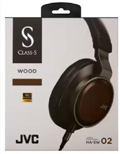 JVC Closed-Back Headphones CLASS-S WOOD2 HA-SW02 High-Resolution NEW