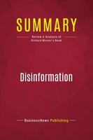 Businessnews Publishing | Summary: Disinformation | Taschenbuch | Englisch