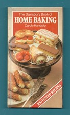 The Sainsbury Book of Home Baking by Carole Handslip, vintage 1980