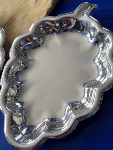 2 Sterling Silber🎁Windelschale Blatt Herzform Schmuck Bon Bon Schalen 136 Gramm - Bild 2 von 15