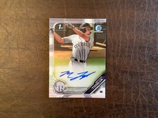 2019 Bowman Draft Chrome 1st Prospect Auto Michael Toglia 