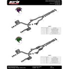 Borla Cat-Back Exhaust System - ATAK | 2011-2014 Dodge Challenger 6.4L (140436) main image 1