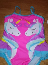 Girls Unicorn Swimsuit - Size 12 months NWT one piece bathing suit tutu 12 Month