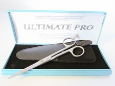 Ultimate Pro Solingen Germany Classic Silencer Shears Scissors W/ Finger Rest 