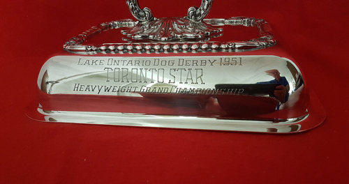 Lake Ontario Dog Derby 1951 Trophy. TORONTO STAR. Heavyweight Grand Championship - Bild 12 von 17
