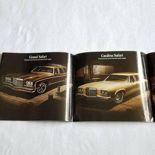 1974 Safaris, Pontiac's Full & Mid-sized Station Wagons, Good Vintage Condition - Picture 3 of 5