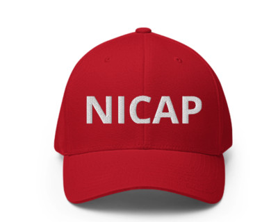 NICAP Flexfit Hat NICAP Embroidered Structured Twill Cap
