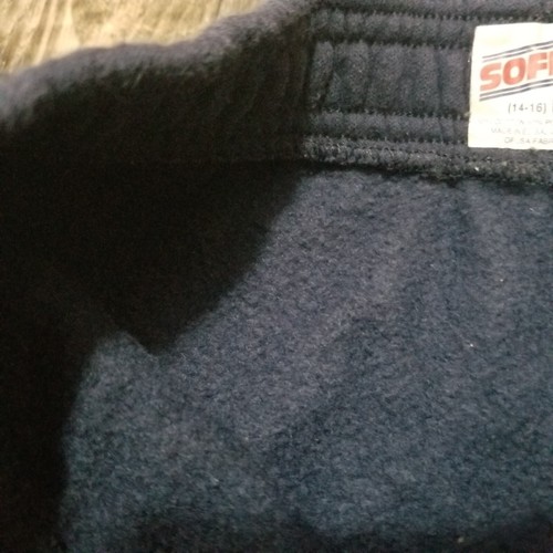Soffe Military Navy Sweat Pants size Large 14-16 Blue Youth - Picture 9 of 12
