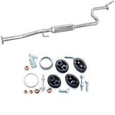 Mittelschalldämpfer fur  Honda Civic 1.3 1.5 16V Auspuff mit e + Montagezubehör