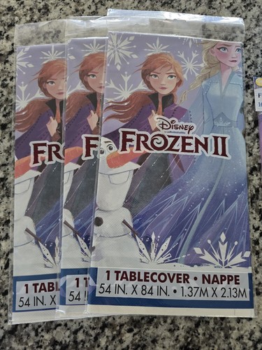 Frozen 2 Paños de Cumpleaños Elsa Anna, Tazas Bolsas de Regalo Hoja para Pasteles, Llaveros Imanes - Imagen 2 de 12