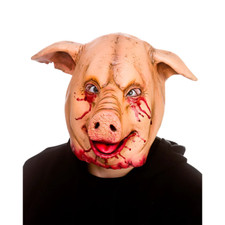 Pig Face Mask Horror Farm Halloween Movie Hillbilly Farmers Plague