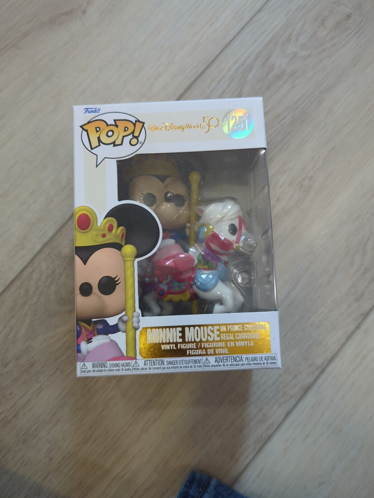 Sale Funko Pop! Disney: Minnie Mouse On Prince Charming Regal Carrousel #1251 New