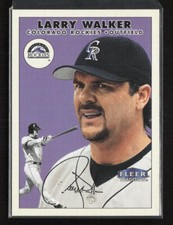 2000 Fleer Tradition #100 Larry Walker Colorado Rockies