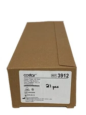 (21) CORNING 96-Well White PS Flat Bottom Assay Microplates Non-Sterile 3912