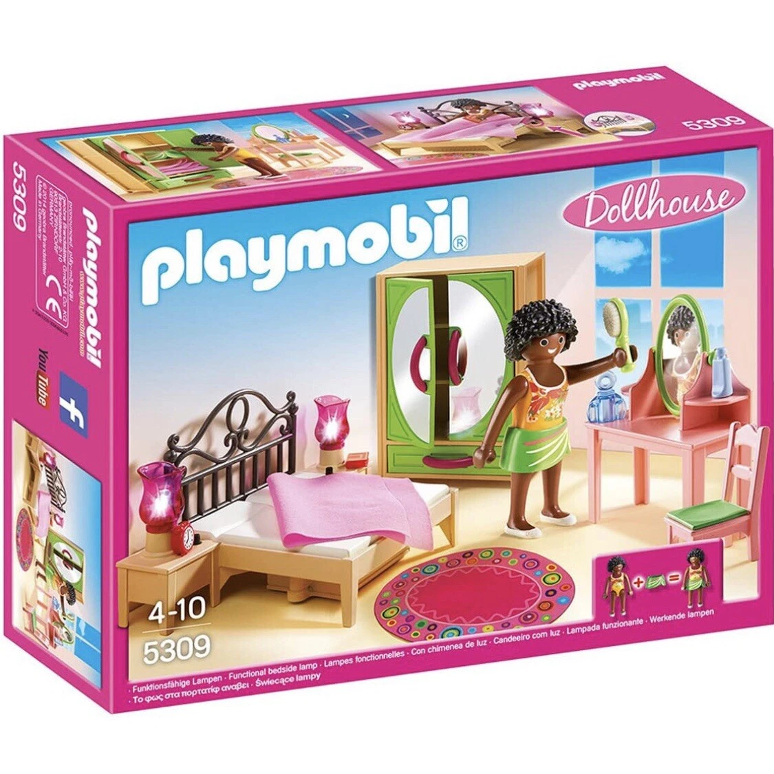 Playmobil - 5309 - Chambre d'adulte avec Coiffeuse pour Maison Dollhouse -  NEUF