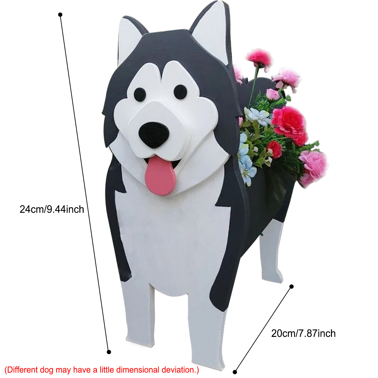 Planter Animal Shaped Dog Shape Planter PVC Garden Decoration Dog Flower Pot UK eBay
