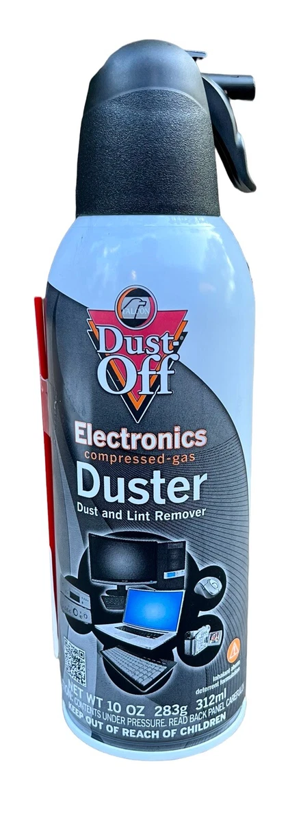 Dust Off Spray 10 oz Electronics Compressed Canned Air Duster Falcon Brand