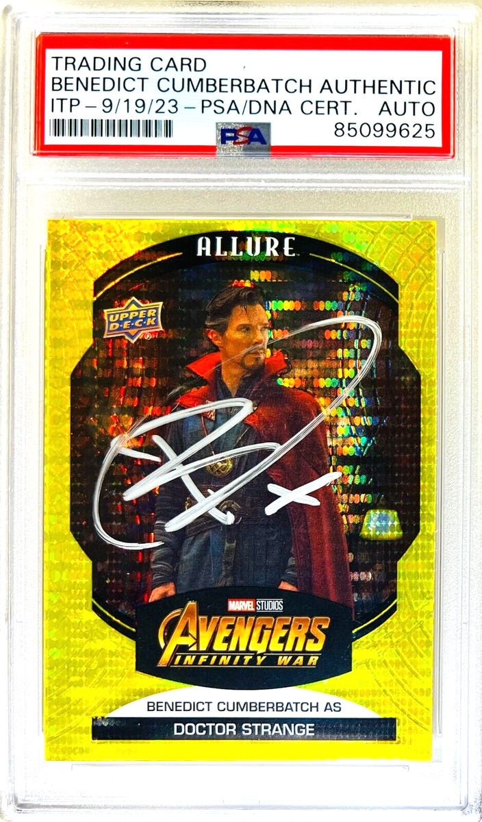 2022 Upper Deck Signed Benedict Cumberbatch Marvel Dr