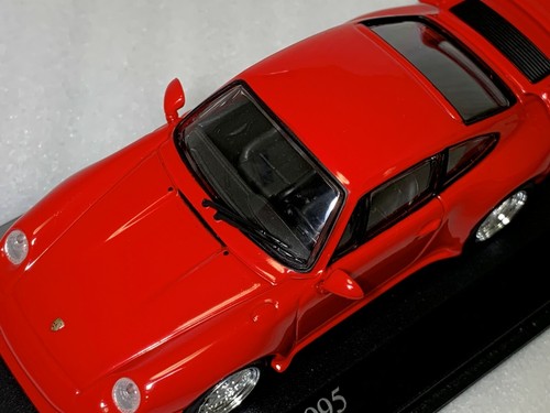 Porsche 911 RS 1995 Street Red 1:43 MINICHAMPS MINI CAR FAN SPECIAL - Picture 10 of 12
