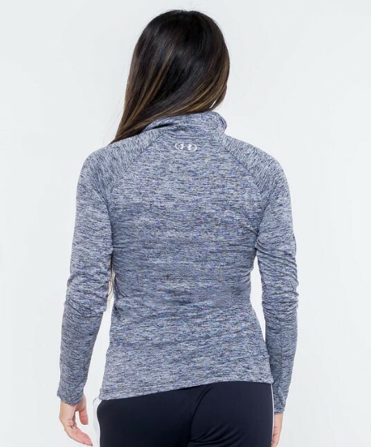 トップス U UNDER ARMOUR WOMEN'S TECH 1/2 ZIP TWIST SHIRT BLUE SZ XS #1270525