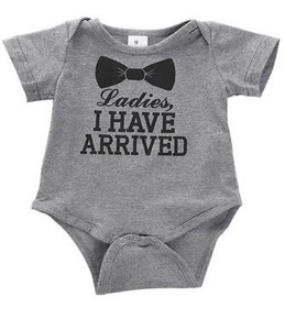 ladies i have arrived baby outfit