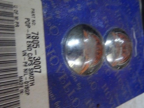 Harley Davidsons Customs Knuckle Pan Shovel Other CHROME SMOOTH POP-IN END CAPS - Picture 4 of 5