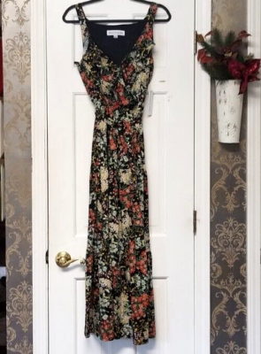 emma & michele long dress Emma & Michele DRESS Women's Large Midi Long