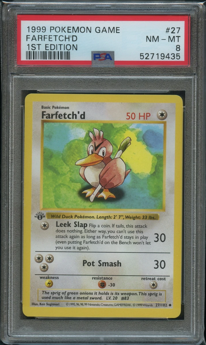 Card Farfetch'd 27/102 Pokemon Original