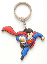 Marvel Avenger Keyring Captain America Iron Man Thor Superman Rubber Keychain