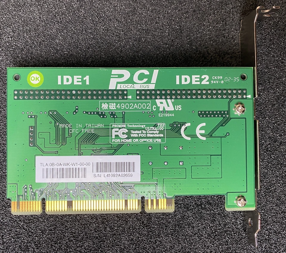 Promise Ultra100 TX2 PCI IDE Controller-Karte ASSY 0033-00 - Bild 4 von 4