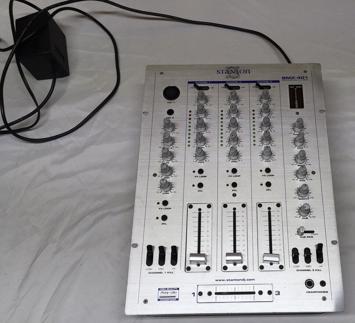 STANTON SMX-401 DJ Mixer Power Very popular! Function Not Max 53% OFF AS- Tested