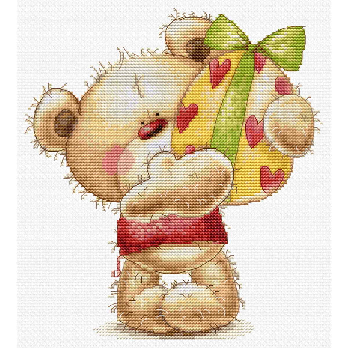 Eva Rosenstand wall hanging counted cross stitch kit ""Calendar, Elf by the door""