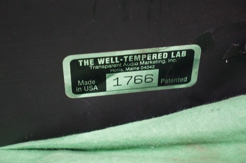 Vintage Well Tempered Labs Reference Turntable Record Player - Picture 9 of 10