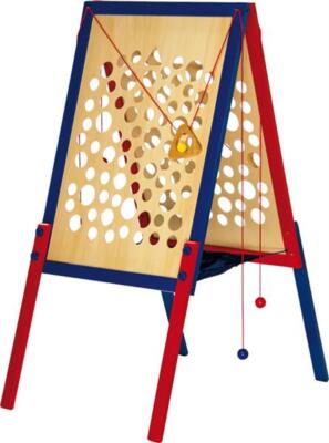 Kletterpfad XXL, Motorikspiel, großer Aufsteller aus Holz, Kindergeburtstag