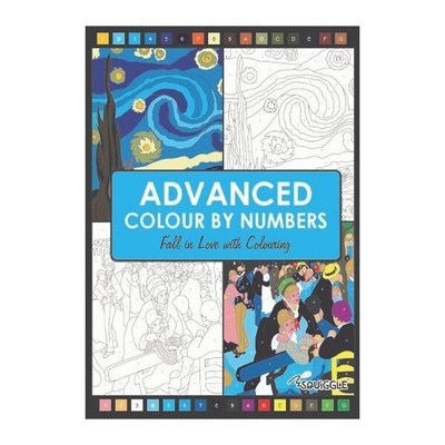 new advanced colournumbers book adult children's uk seller  ebay