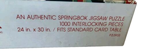 Coca Cola 1982 “A Thirst For Nostalgia" Springbok King Size 1000 pc Puzzle - Picture 2 of 4