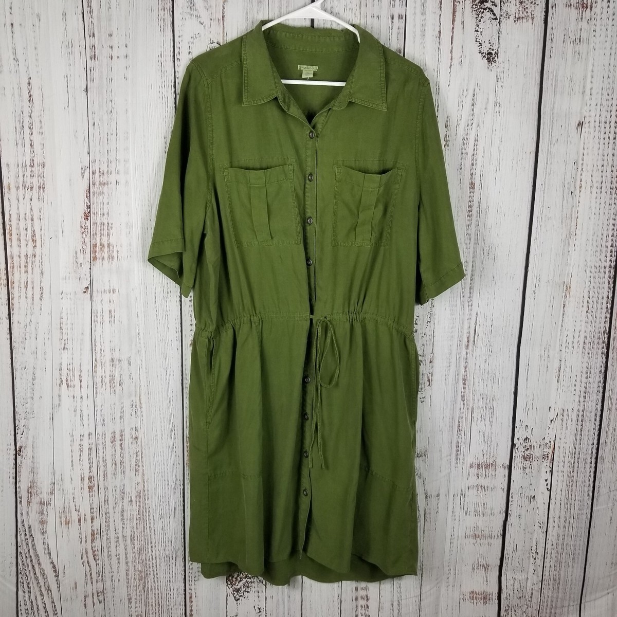 green emerald velvet dress Light Olive Denim Button Down A-Line Mini Dress