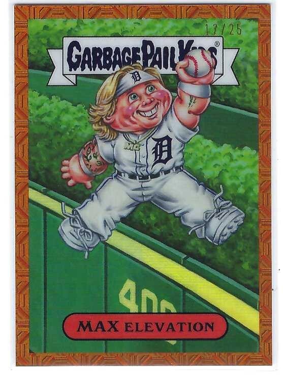 2024 Bowman Chrome Mega Box MAX “ELEVATION” CLARK Garbage Pail Kids Orange /25