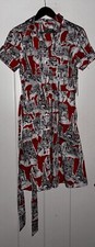 Karl Lagerfeld Paris Shirtdress Women 6 Haute Couture Whimsical Parisan Life NEW