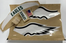 Eagles Full Size Football Helmet Decals High Quality 20 Mil Speed Set !