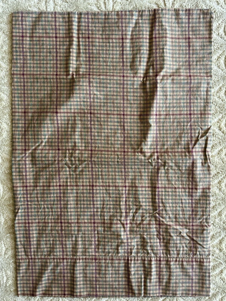 Juego de sábanas dobles Ralph Lauren Home Churchill Tattersall 3 piezas 100 % algodón de colección EE. UU. Foto 3 de 4