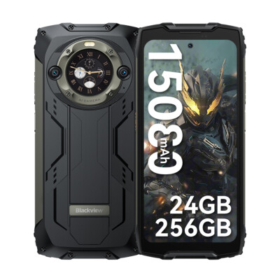 Blackview BV9300 Pro Outdoor Smartphone 24GB+256GB 15080mAh 32+64MP 120Hz Handy
