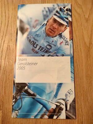 Radsport Team Gerolsteiner 2005 Broschüre 